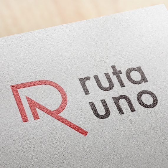 Diseñador de logos en Madrid - Logotipo para Ruta Uno