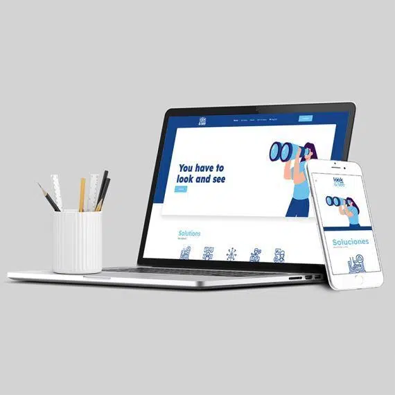 Diseño Web - Look & See - marca de prevención de riesgos laborales