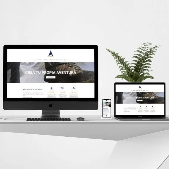 Diseñadora Gráfica y Web Freelance - Página Web para Acampamos